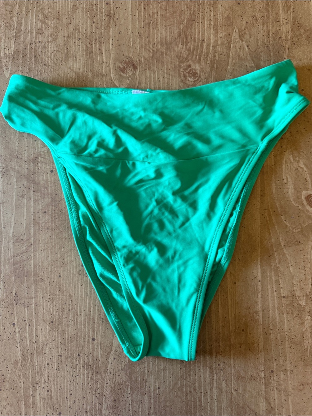wild fable Bright Green High-Rise Bikini Bottoms